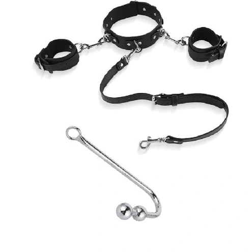 with Beaded 5334 Elegant Cuffs Anal Collar Hook and 0807